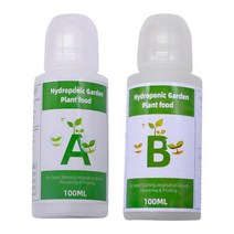 2pcs 200ml a + b 수경 식물 영양 솔루션 | 비료 식물 꽃 비료 분재 나무 수경 영양액, 없음