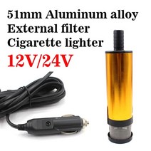 미션오일 자가오일교환기 오일교환펌프 엔진오일 디젤 연료 dc 12v 24v 전기 잠수정 알루미늄 합금 미니 전송 자동차 등유 흡입 30lmin, 51msswy