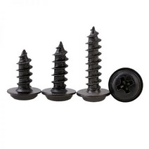 나사 볼트 도구100 개몫 M2 M2.5 M3 M4 PWA 블랙 필립스 셀프 태핑 패드, 10mm