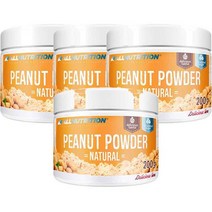 올뉴트리션 무지방 땅콩버터 200g ALLNUTRITION Store Peanut Powder, 4팩