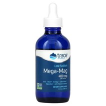 트레이스 미네랄 리서치 저나트륨 메가 맥 400mg 118ml(4fl oz), 1개, 2kg