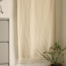 아트박스/앤코튼 보헤미안 면레이스 가리개커튼/가림막커튼