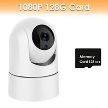 셀_CCTV 카메라 스마트 홈캠 Larmtek IP 카메라 5G WiFi 베이비 모니터 1080P 미니 실내 CCTV 보안 카메라 2K 4MP AI 추적 오디오 비디오 감시 카메라 Alexa와 함께 작동 SD 카드 클라우드 스토리지 지원, 2MP 128G Card, AU 플러그, 2MP 128G 카드