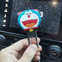 안녕만물상 귀여운 안전 플러그인 잠금 장치 bayonet 확장 해결사 커넥터 슬라이드 자동차 헤드 잠금 버클, 하나, 웃음징글고양이(싱글팩)