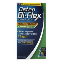 오스테오바이플렉스 조인트 헬스 트리플 스트랭스 + 터메릭 코티드 타블렛, 80개입, 1개