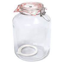 보르미올리 피도 유리병 유리 밀폐용기 술병 매실병 용량선택, 1개, 4L