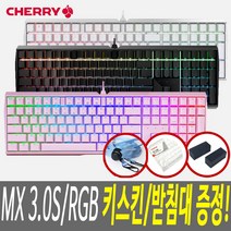 체리 MX BOARD 3.0S RGB 게이밍 기계식키보드, 청축, 블랙, 일반형