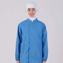 모던위생복 식품위생복 MD-1404 위생복 여름상의 HACCP위생복 공용상의, 블루, 1개