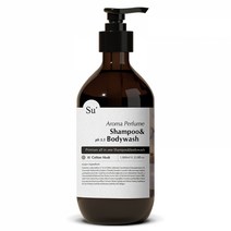 수오가닉 퍼퓸 샴푸워시 코튼머스크, 1050ml, 1개