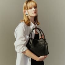 가이거 핸드백 가이거백 가이거 브레첼 토트 (양가죽 위빙 토트) 블