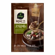 [한끼](냉동) 비비고 고기순대국 700g 간편식 아침대용 캠핑 자취생 필수품 간단식사 CJ 우리집 식재료, 22개