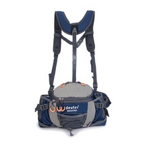 [레프트]크로스 숄더 힙색 캐주얼 등산힙색, 레드