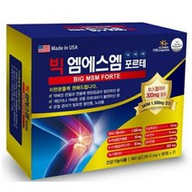 빅 엠에스엠 포르테 (보스웰리아 N-아세틸글루코사민) 2000mg 90정 X 2통 (6개월분)