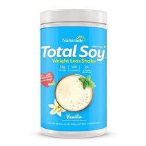 Naturade Total Soy Protein 파우더 및 식사 대용 쉐이크 체중 감량을 위한 바닐라(15회분), 30 Servings (Pack of 1), Chocolate