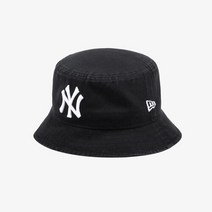 뉴에라 [뉴에라][공용]MLB 워시드 뉴욕 양키스 버킷 햇 블랙 (13086314)