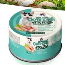 부스트캣 냥이간식 캔 닭안심과 맛살 160g 푸드 펫, 20개