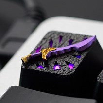 해외 HolyOOPS DOTA2 점프 나이프 키캡 기계식 키보드 풀 메탈 키보드 꾸미기-12165, 옵션02