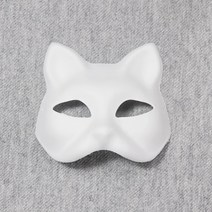 종이탈 고양이 5개 동물 종이가면 역할놀이