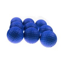 스크린골프메모리폼 10 Ps 실내 탄성 소프트 스폰지 컬러 폼 연습 골프 공 야외 훈련 볼 용품, 02 10 Ps lue