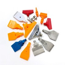 오리발노즐 플라스픽 블로잉 세트 110MM, 플라스틱 블로잉 노즐 2개(2홀 고정)