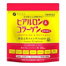 파인 히알루론 & 콜라겐 + 환원형 코엔자임 Q10 가방 타입 30일분(210g입) 하톰기엑기스 엘라스틴 비타민C 배합