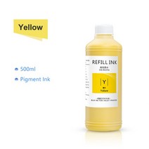 500ML 방수 안료 잉크 프린터 SJIC22P SJIC24P 용 Colorworks C3500 C3510 C3520 TM-C3500 TM-C3510 TM-C3520, [04] Yellow