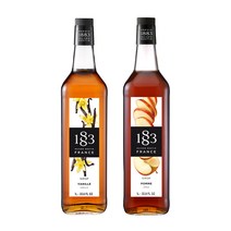 1883 바닐라 시럽 1000ml+1883 애플 시럽 1000ml