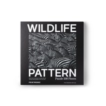 PRINTWORKS Puzzle - Wildlife Pattern - Zebra [프린트 워크스] 지그 소 퍼즐 500 개 스웨덴 출발 스칸디나비아 디자인 인테리어 아트 컬렉션 장식 잡화 유행 교육 장난감 생일 선물