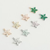 동대문153[DPC-0279]동대문 도매 악세사리 재료 부자재 글라스 큐빅 꽃 펜던트