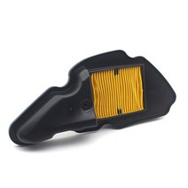 오토바이 흡기 에어 필터 클리너 Honda Zoomer Ruckus Metro Dio AF58 AF63 AF69, 노란색 & 블랙, 하나