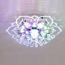 크리 에이 티브 현대 LED 샹들리에 침실에 대 한 크리스탈 천장 샹들리에 현대 샹들리에 조명 Led 광택 빛, 03 RGB