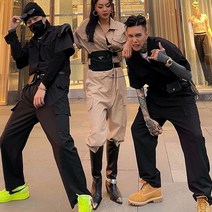 Anteater 남성 루즈핏 점프수트 여름 트렌드 반팔 점프수트 바지 ru46ZG1