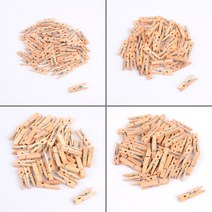 4.5cm 벽장식 미니 나무집게 테라스꾸미기 감성소품 가랜드 셀프아트월 베란다인테리어 방벽꾸미기, 기본