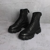 남자 키높이 7cm 오버솔 수제 소가죽 워커 부츠 BS0113