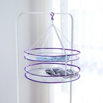 오집 다용도 메쉬 속옷 양말 약초 야채 생선 건조대 건조망, 퍼플