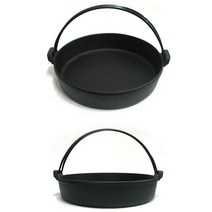 일본 이와츄 무쇠 다용도 미니전골팬 1인용샤브샤브 볶음팬, 지름20cm