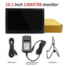 휴대용모니터 휴대용 모니터 10.1 vgahdmi 11.6 1080p pc 모니터가 있는 raspberry pi ps4 스위치용 스피커 내장 게이밍 모니터, 협력사, 11.6 1920x1080