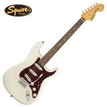스콰이어 CLASSIC VIBE 70S STRATOCASTER LRL 일렉기타, 블랙