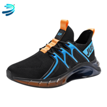 YAPOGI 새로운 남성 신발 통기성 메쉬 신발 스포츠 캐주얼 운동화