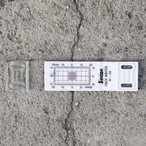 신콘 SC-100 간이크랙진행측정기 크랙게이지 10매