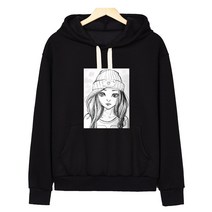헤이유 소녀 후드티 기모후드티 큰옷 빅사이즈 (M~4XL)