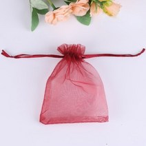 방충망 해충망 야채와 과일 보호 가방 해충 방제 새 방지 메쉬 가방, 자홍색, 17x23cm(100개)