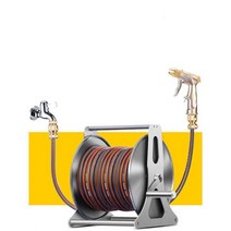 음식점 주방 청소용 호스 화장실 물청소 릴 보관 펜션, G1 스테인레스 스틸 30m 세트