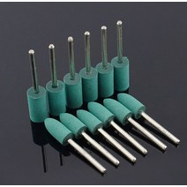 10 개/몫 3mm 생크 연삭 헤드 고무 4 6 8 휠 금형 마무리 공구, 01 cylinder_05 10mm