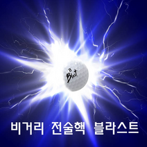 일본에서 입증된 토비에몬 블라스트 고반발 비거리증가 장타 골프공 반발계수 0.826 평균 26야드 증가 12구 2피스, 고반발 화이트