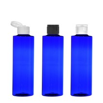 원터치캡용기 120ml 150ml 200ml 250ml 300ml 500ml 똑딱이용기 어매니티공병, 250ml 각청색용기 투명캡