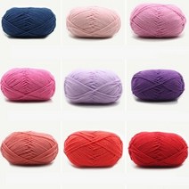 밀키코튼10+1 인형실 뜨개실 50g 털실 손뜨개 블랭킷 아이돌 펀치니들실, 54