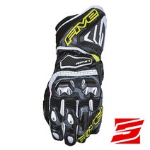 파이브 RFX1 REPLICA 레이싱 장갑 / 카본슬라이더 / 풀 그레인 염소가죽, L, CAMO FLUO YELLOW