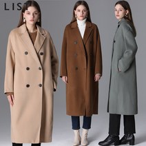 리스트 리스트 캐시미어 더블버튼 핸드메이드 울 코트