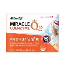 네추럴라이즈 코엔자임Q10 효능 코큐텐 비타민C E A B 항산화 복합 영양제 60캡슐